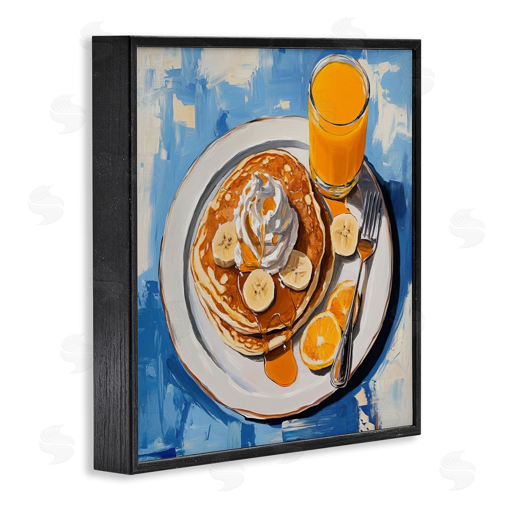 Tina LeCour Banana Bliss Sunshine Black Framed Giclee Wall Art Print