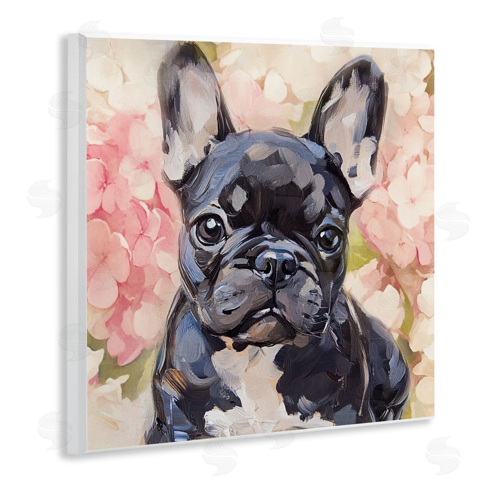 Tina LeCour Sweetest Little Bulldog Wall Plaque Art Print