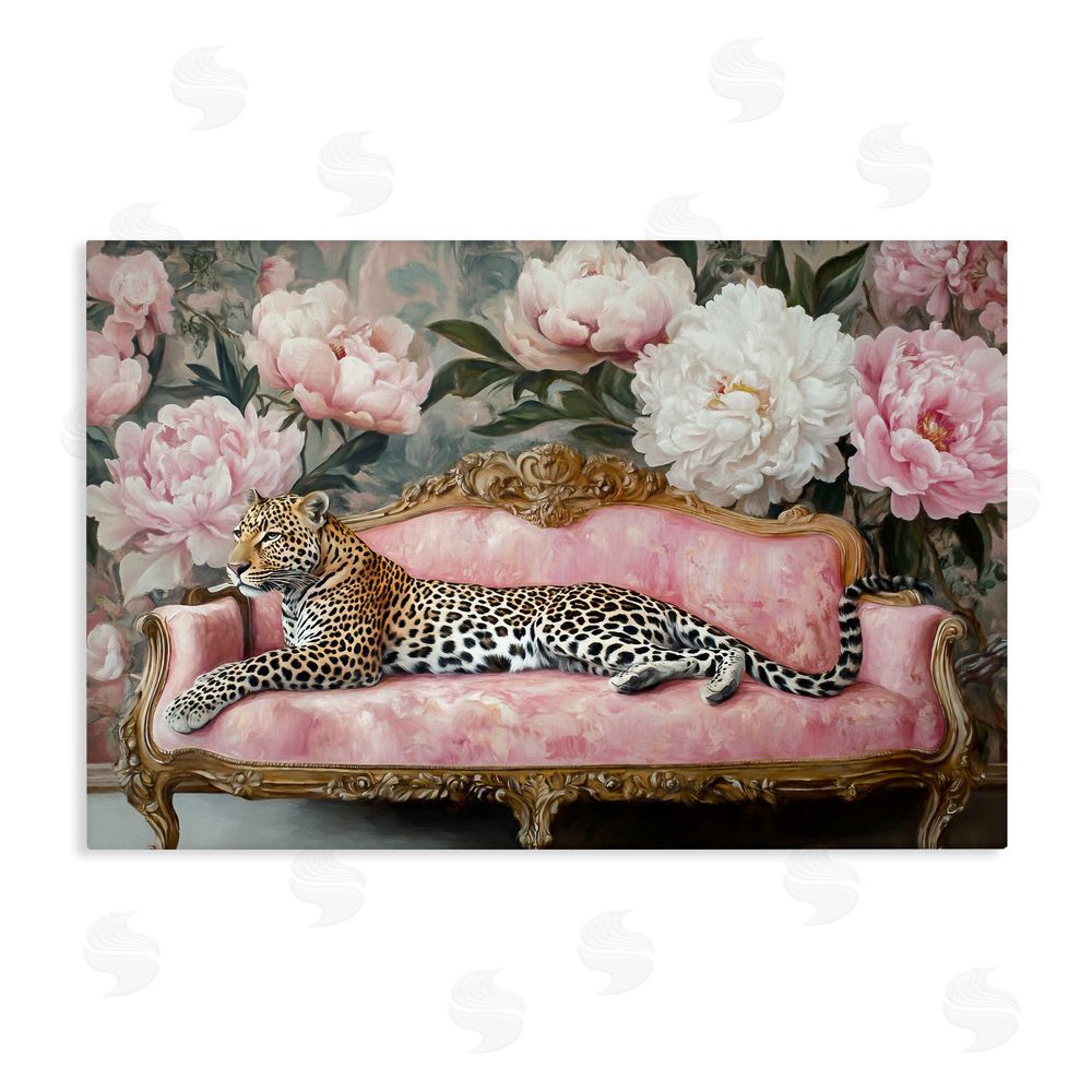 Tina LeCour Where The Leopard Dreams Stretched Canvas Wall Art Print