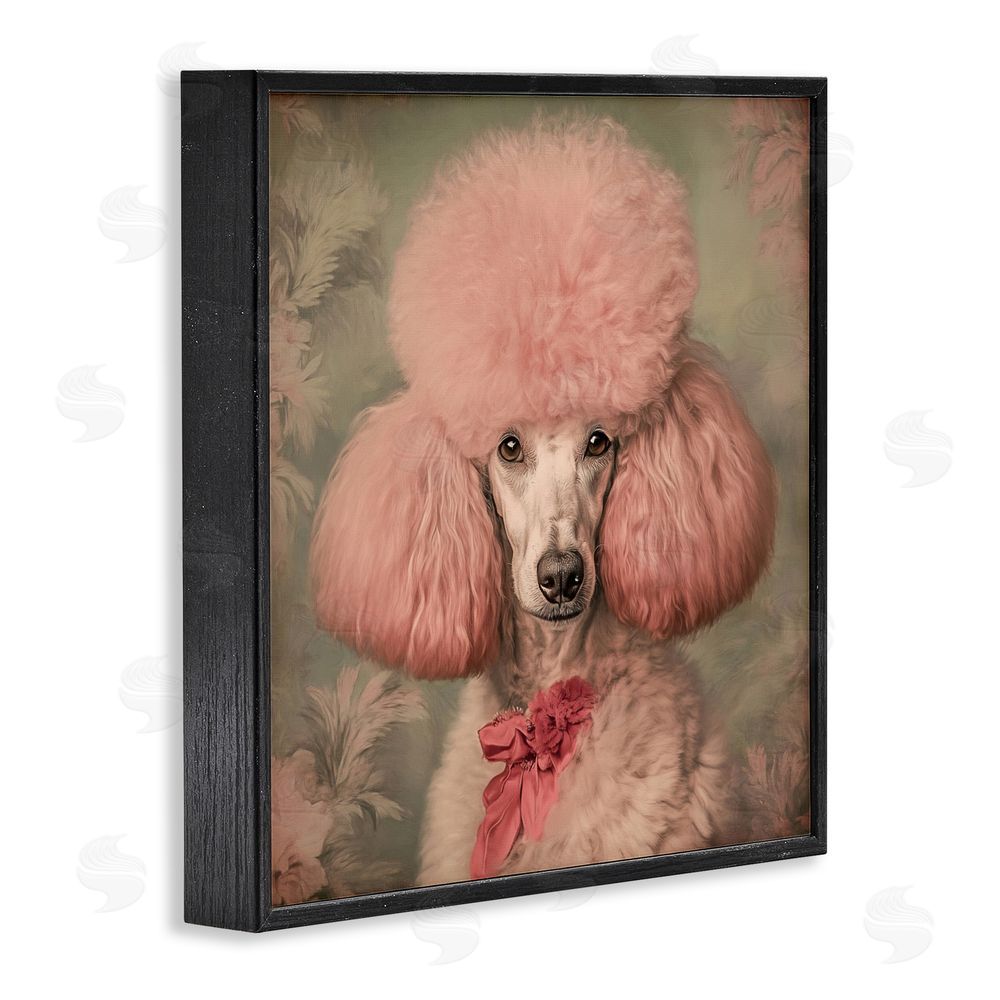 Tina LeCour Miss Baroness Blush Blacked Framed Giclee Wall Art Print