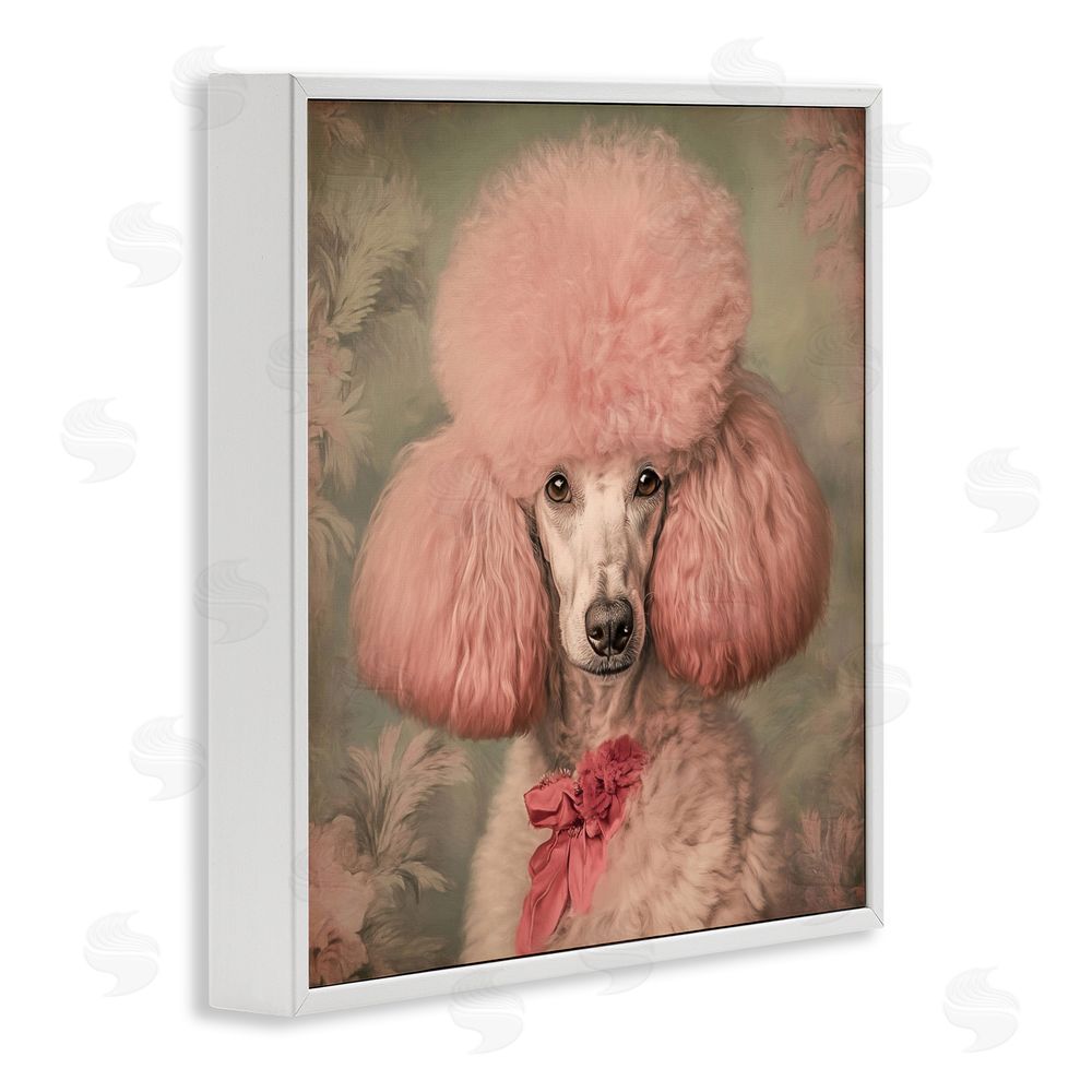 Tina LeCour Miss Baroness Blush White Framed Giclee Wall Art Print