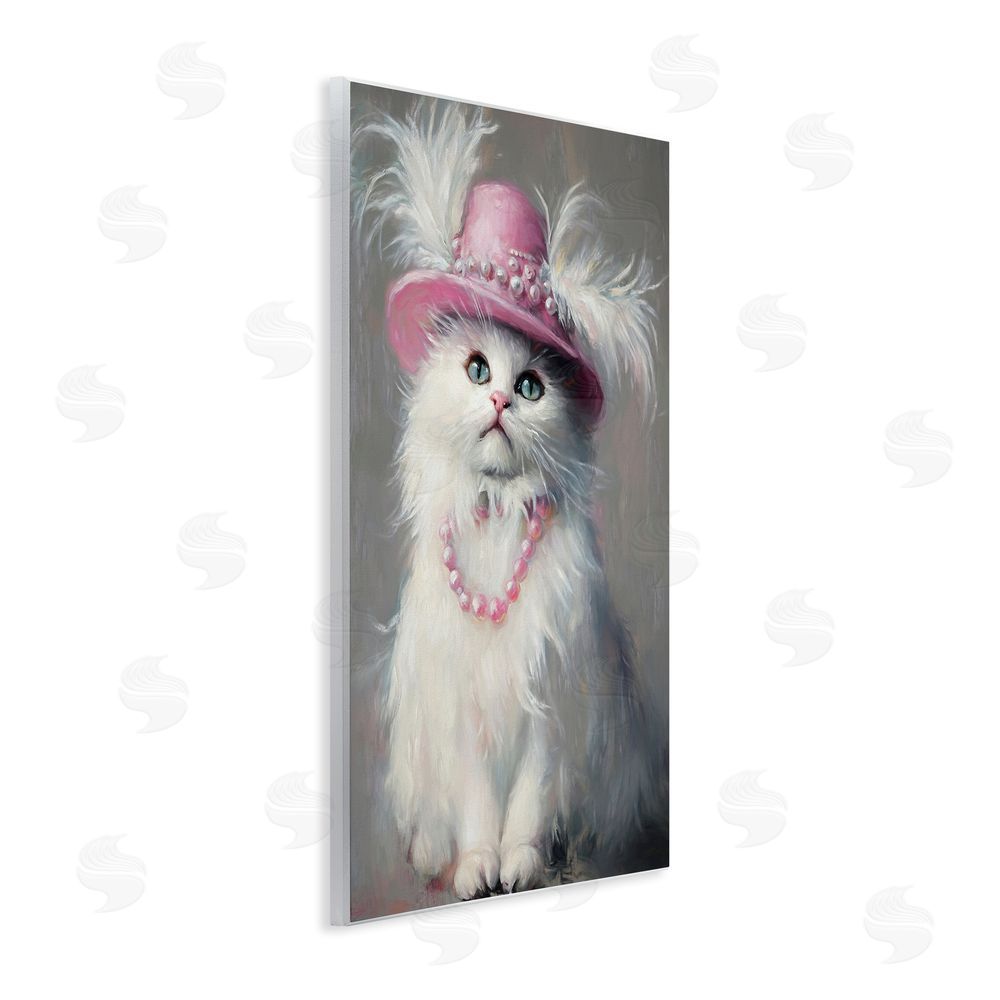 Tina LeCour Beautiful Brigitte Cat Wall Plaque Art Print