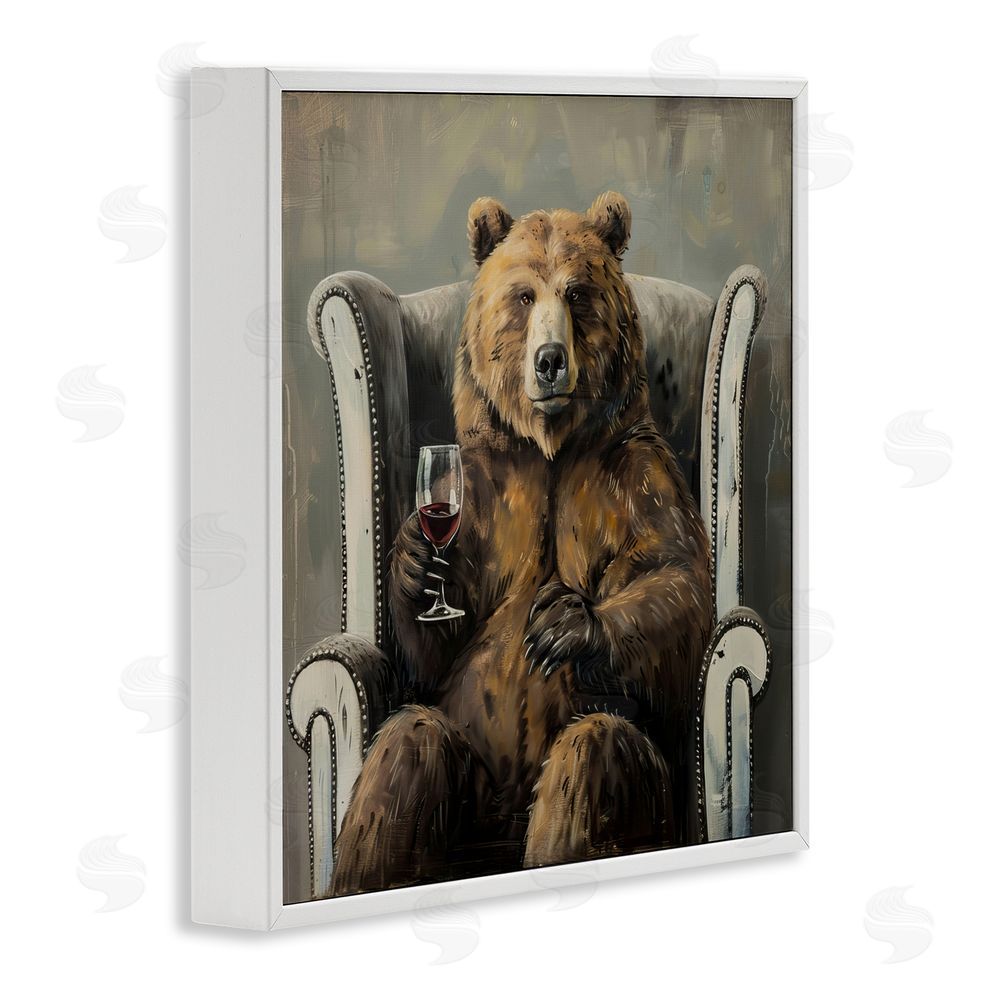 Tina LeCour It Was A Rough Day White Framed Giclee Wall Art Print