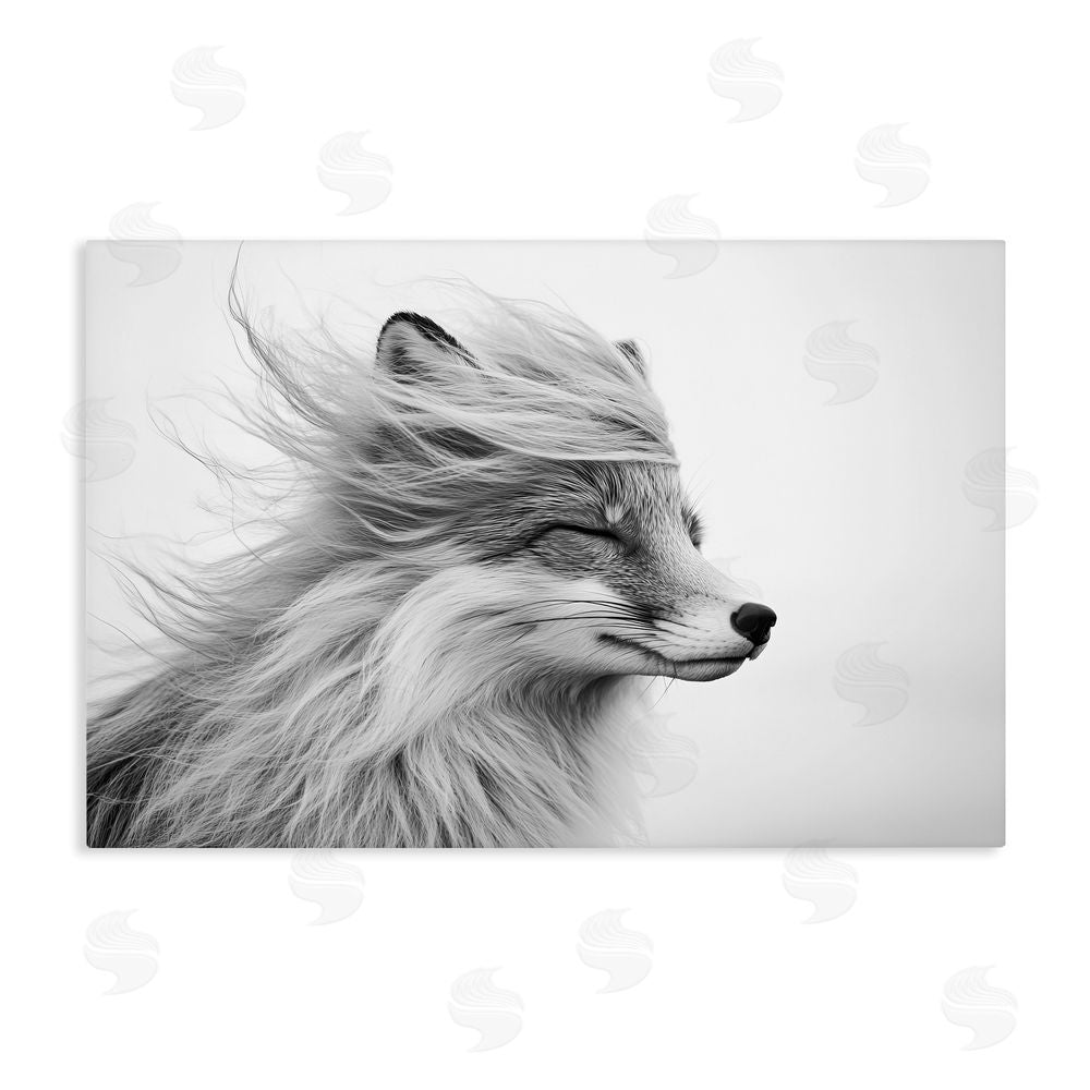 Tina LeCour Easy Breezy Fox Stretched Canvas Wall Art