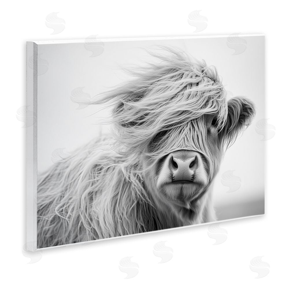 Tina LeCour Easy Breezy Highland Wooden Wall Plaque Art Print