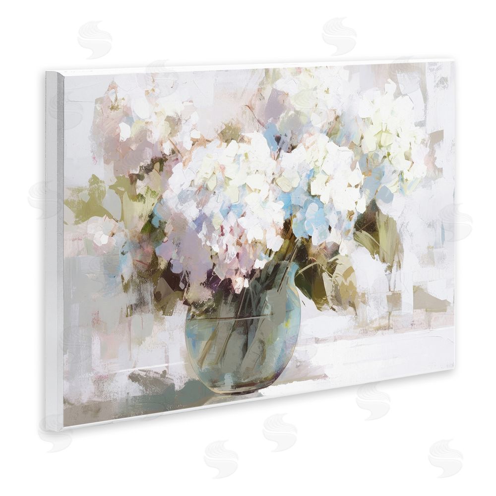 Tina LeCour Blushing Bride Garden Flowers Wall Plaque Art Print