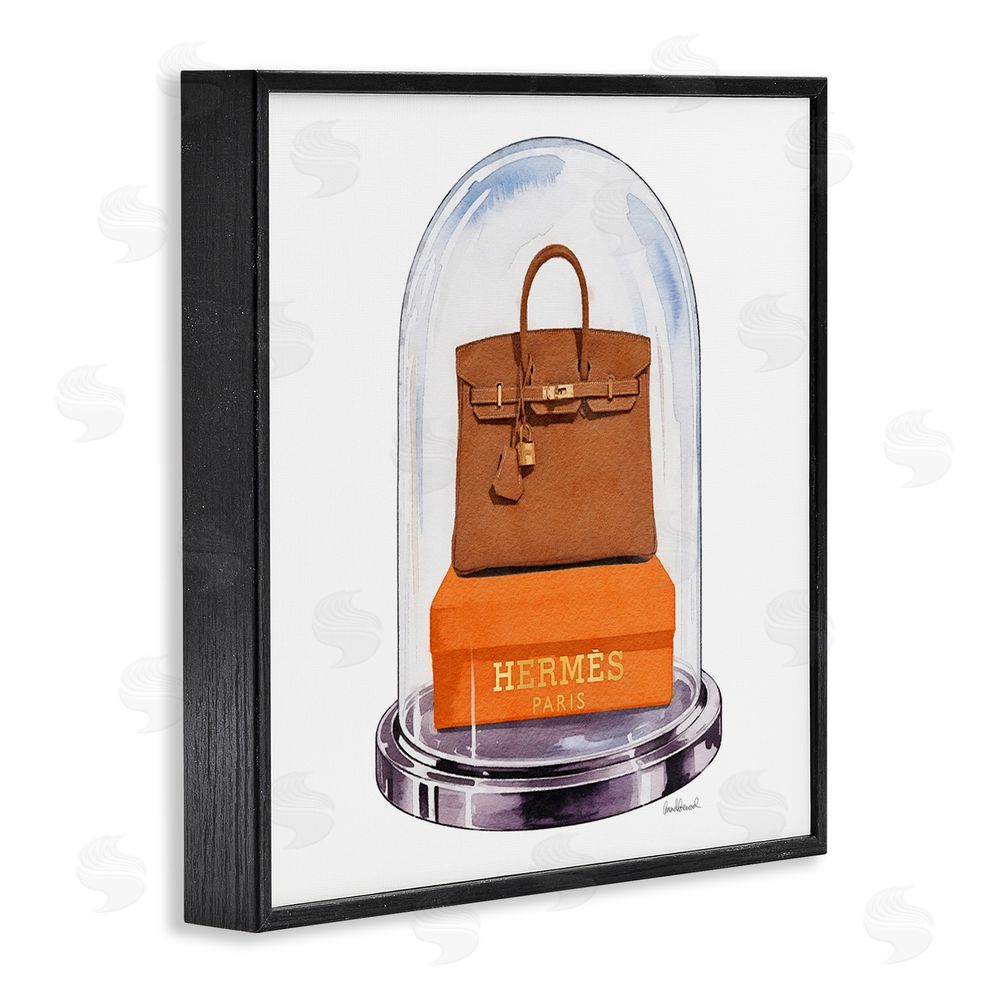 Amanda Greenwood Luxury Handbag Dome Black Framed Giclee Wall Art Print