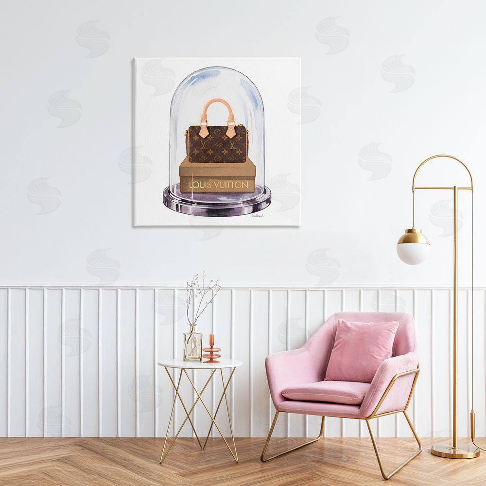 Amanda Greenwood Glam Purse Bell Jar Stretched Canvas Wall Art in Room
