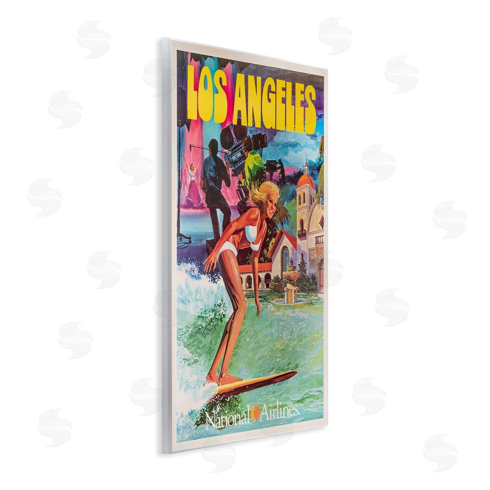 Vintage Posters Vintage Los Angeles Travel Wall Plaque Art Print