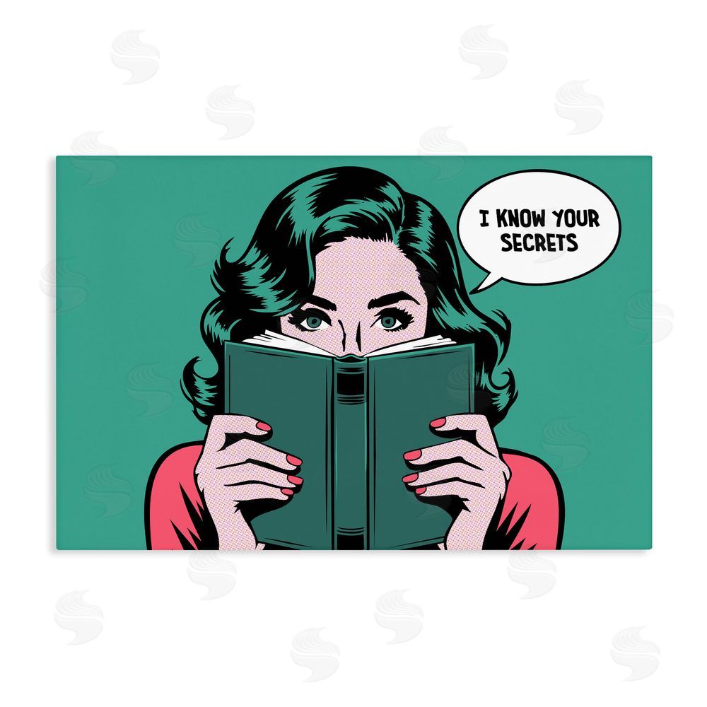 Andreas Magnusson Know Your Secrets Stretched Canvas Wall Art Print