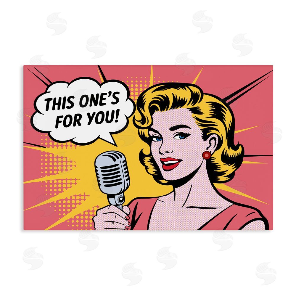 Andreas Magnusson This One's For You Stretched Canvas Wall Art Print