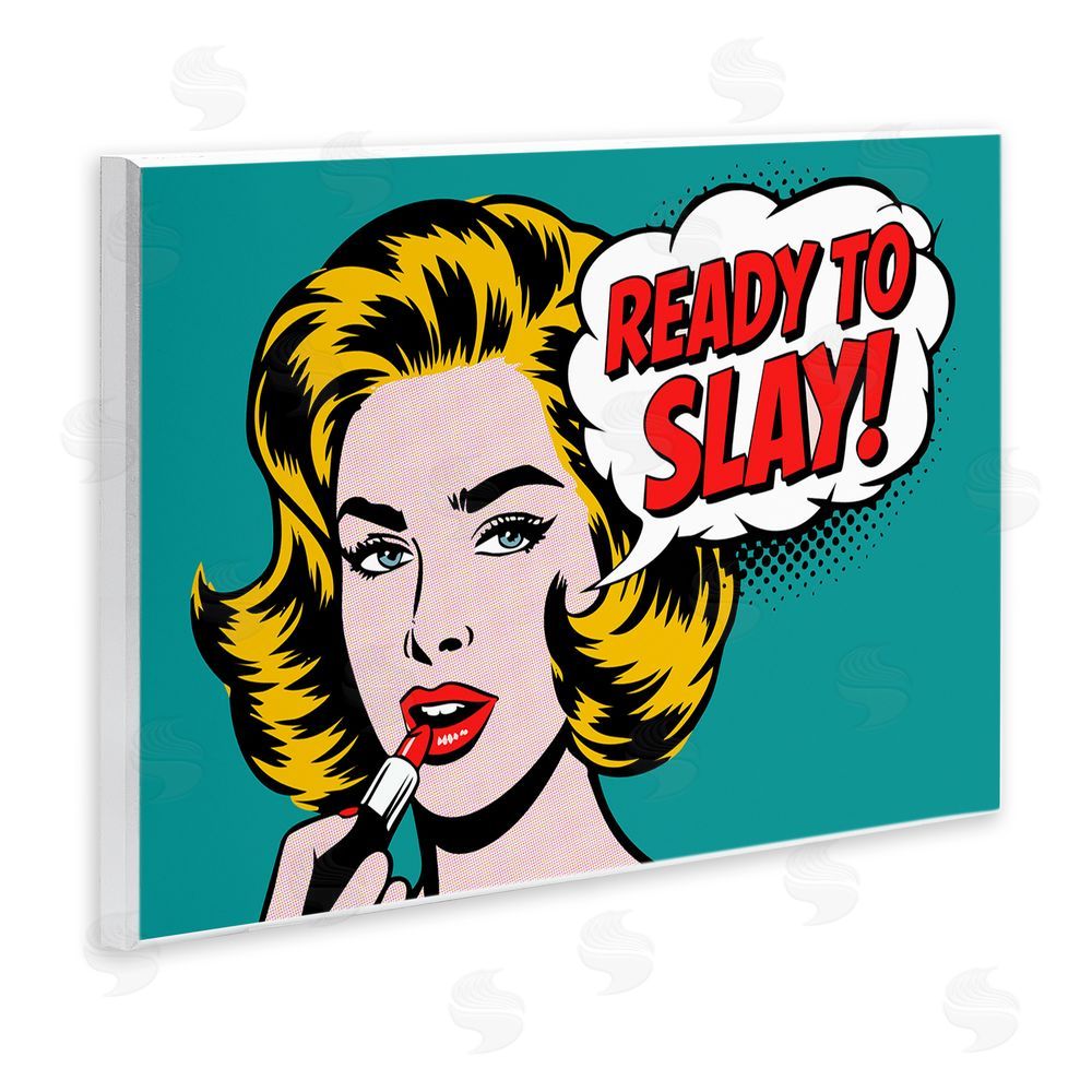 Andreas Magnusson Ready To Slay Pop Lipstick Wall Plaque Art Print