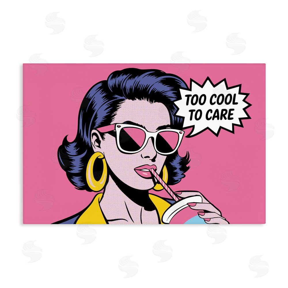 Andreas Magnusson Too Cool To Care Iconic Stretched Canvas Wall Art Print