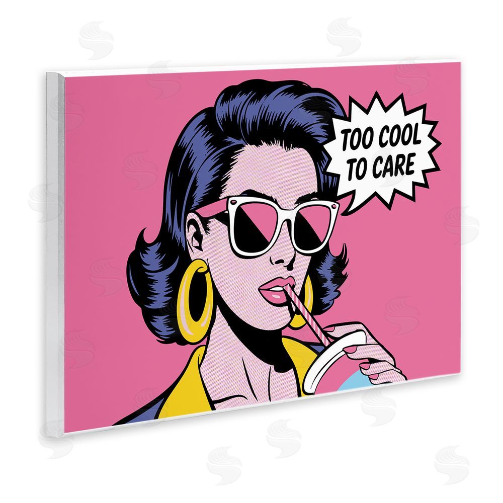 Andreas Magnusson Too Cool To Care Iconic Wall Plaque Art Print