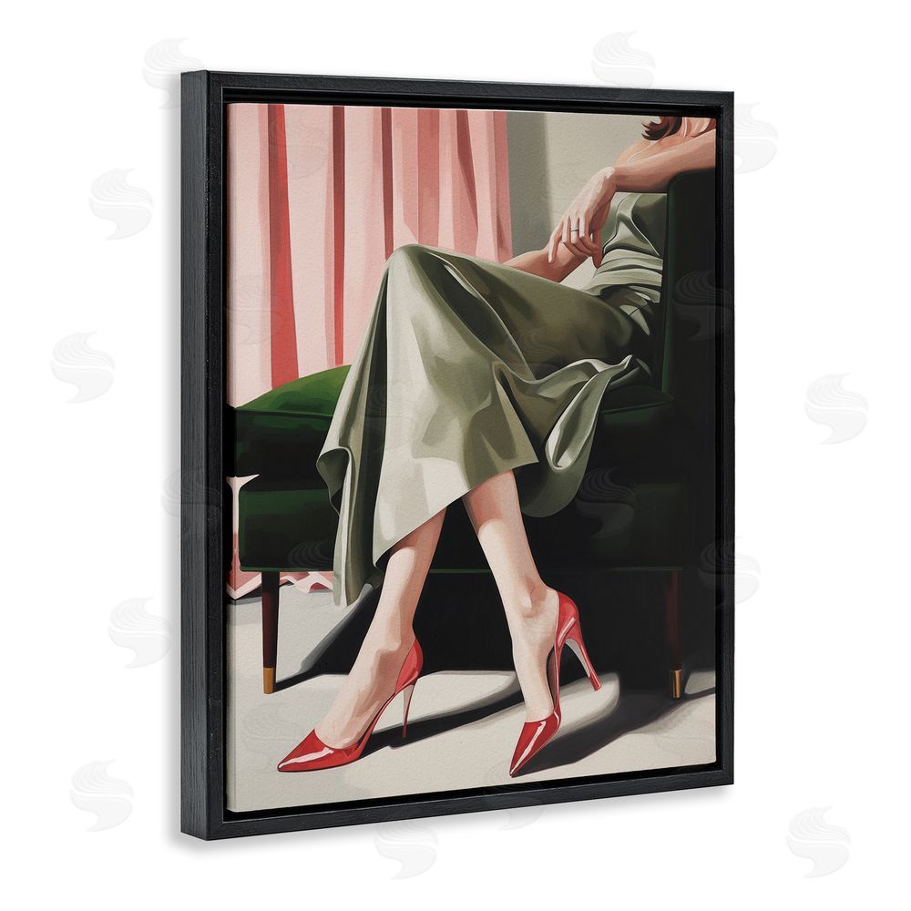 Andreas Magnusson Waiting For The Guests Black Floating Frame Canvas Wall Art Print