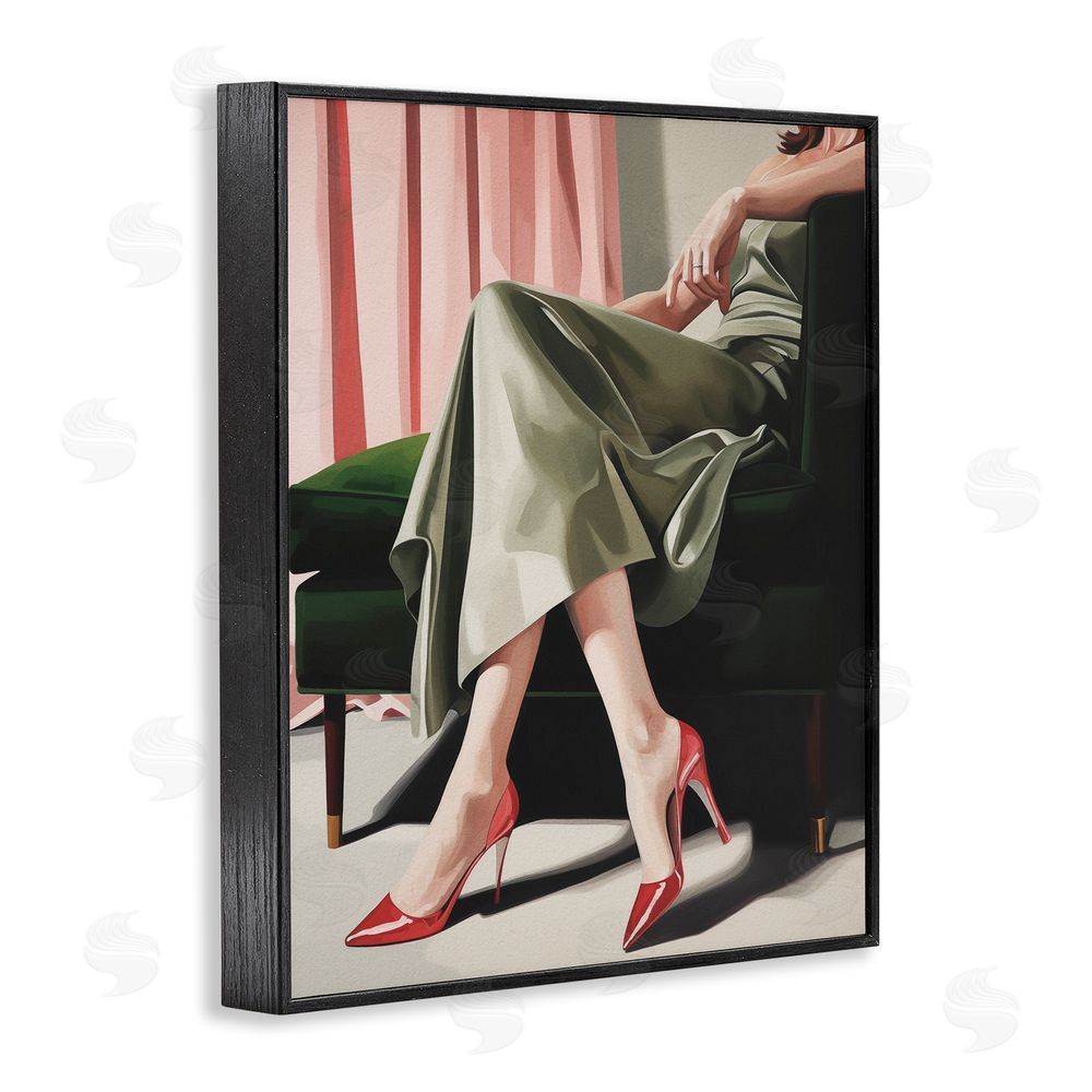 Andreas Magnusson Waiting For The Guests Black Framed Giclee Wall Art Print