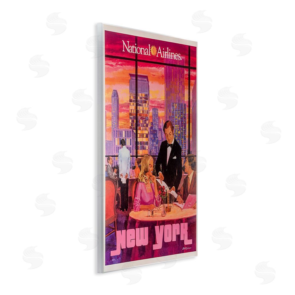 Vintage Posters Vintage New York Dining Wall Plaque Art Print