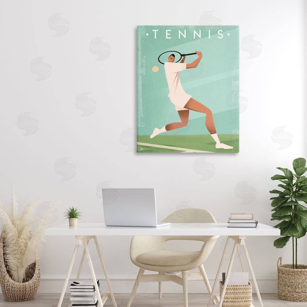 Martin Wickstrom Vintage Tennis Swing 
