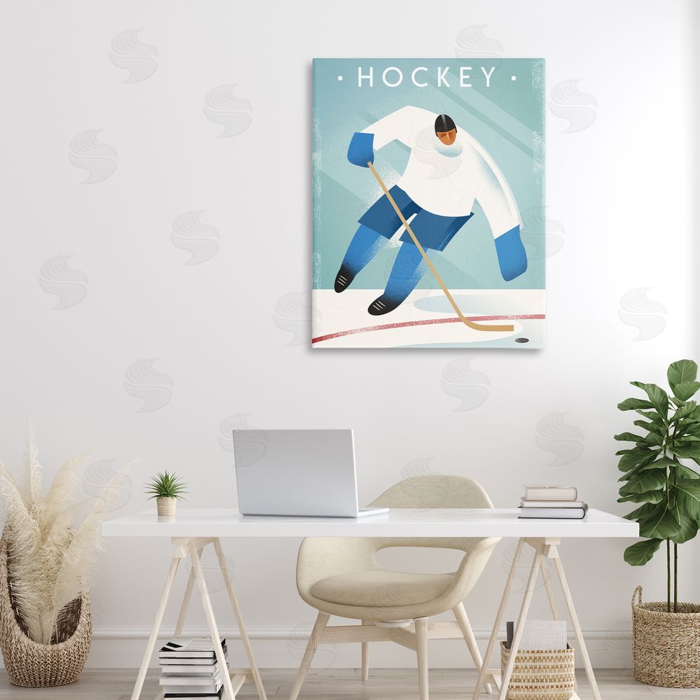 Martin Wickstrom Vintage Hockey Player 