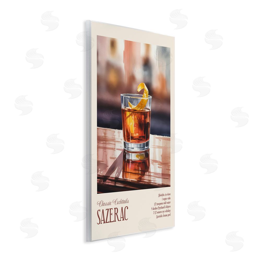 Andreas Magnusson Sazerac on Reflective Surface Wall Plaque Art Print