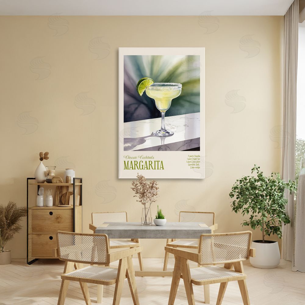 Andreas Magnusson Margarita on Marble Stretched Canvas Wall Art in Room