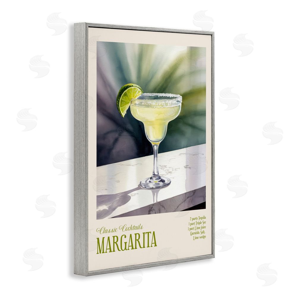 Andreas Magnusson Margarita on Marble Gray Framed Giclee Wall Art Print