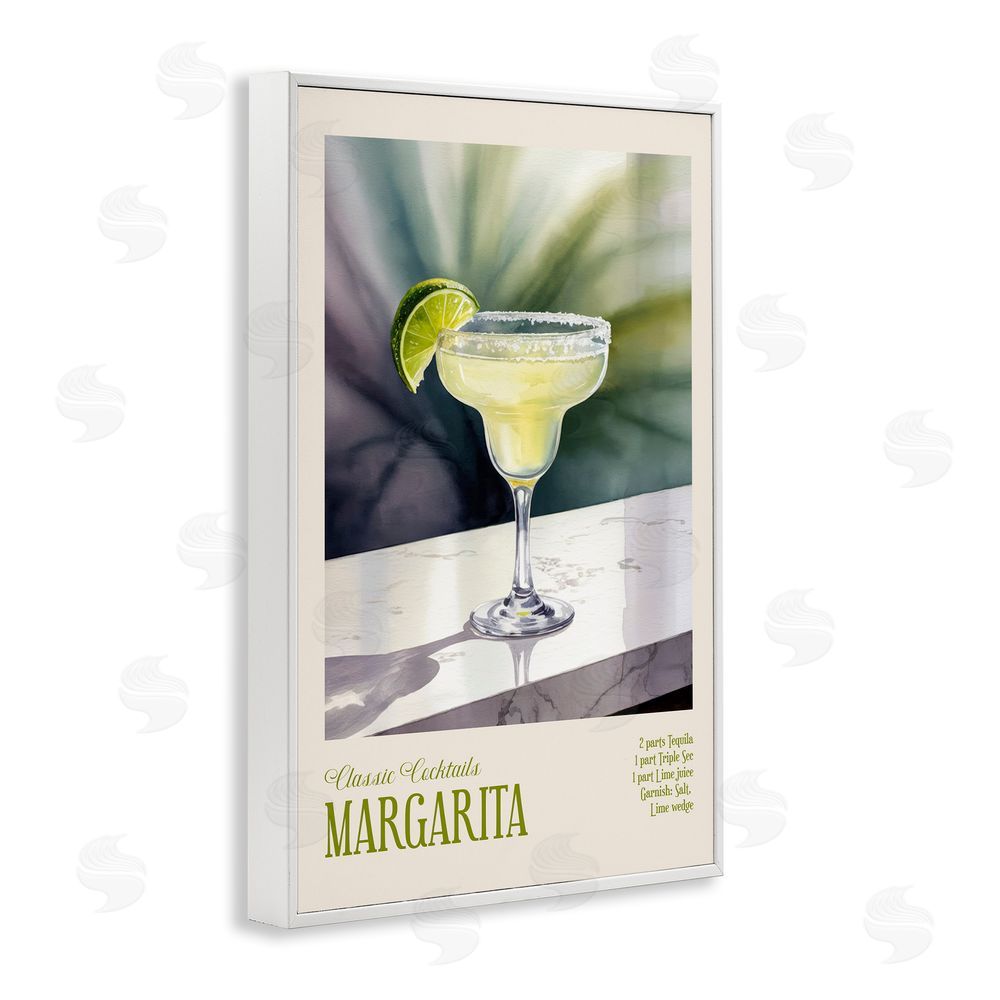 Andreas Magnusson Margarita on Marble White Framed Giclee Wall Art Print