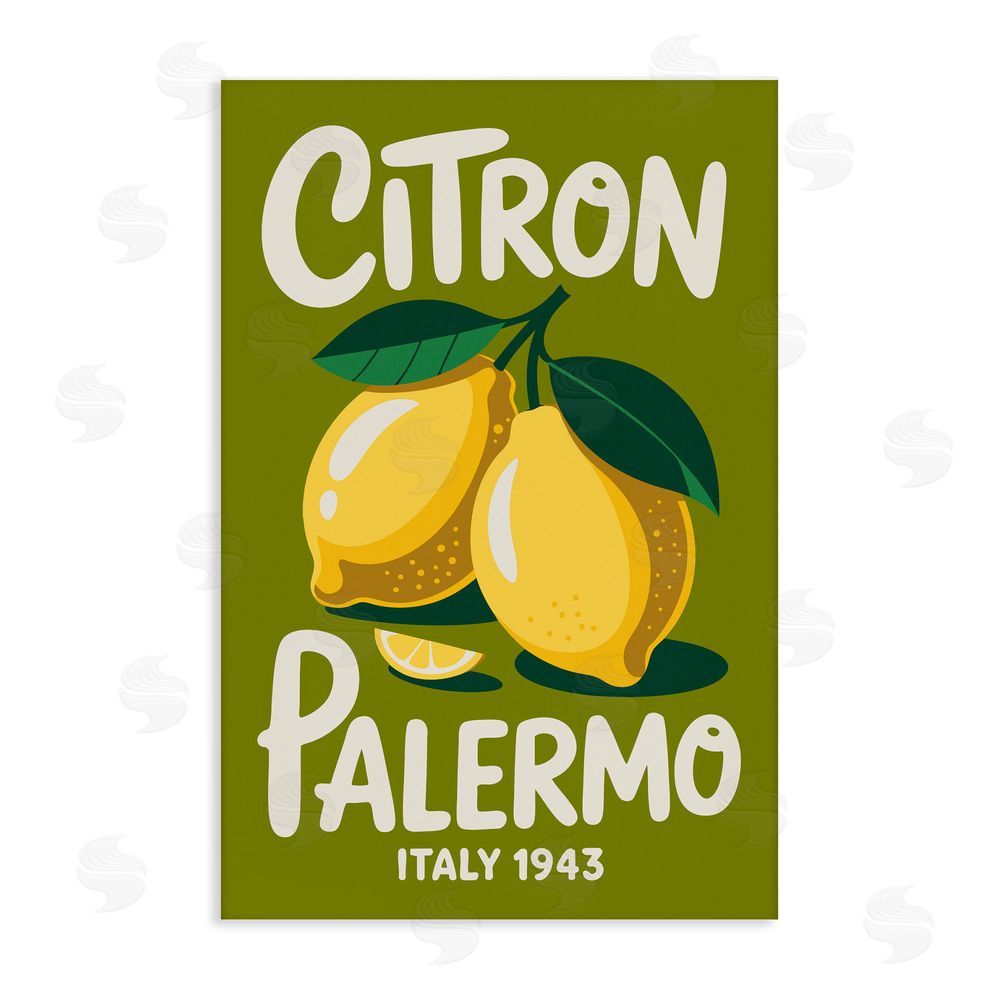 Andreas Magnusson Citron Palermo Lemons Stretched Canvas Wall Art Print