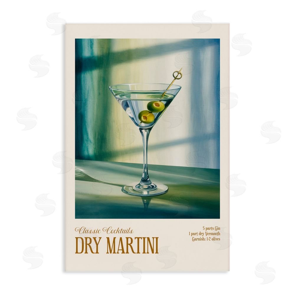 Andreas Magnusson Dry Martini on Surface Stretched Canvas Wall Art
