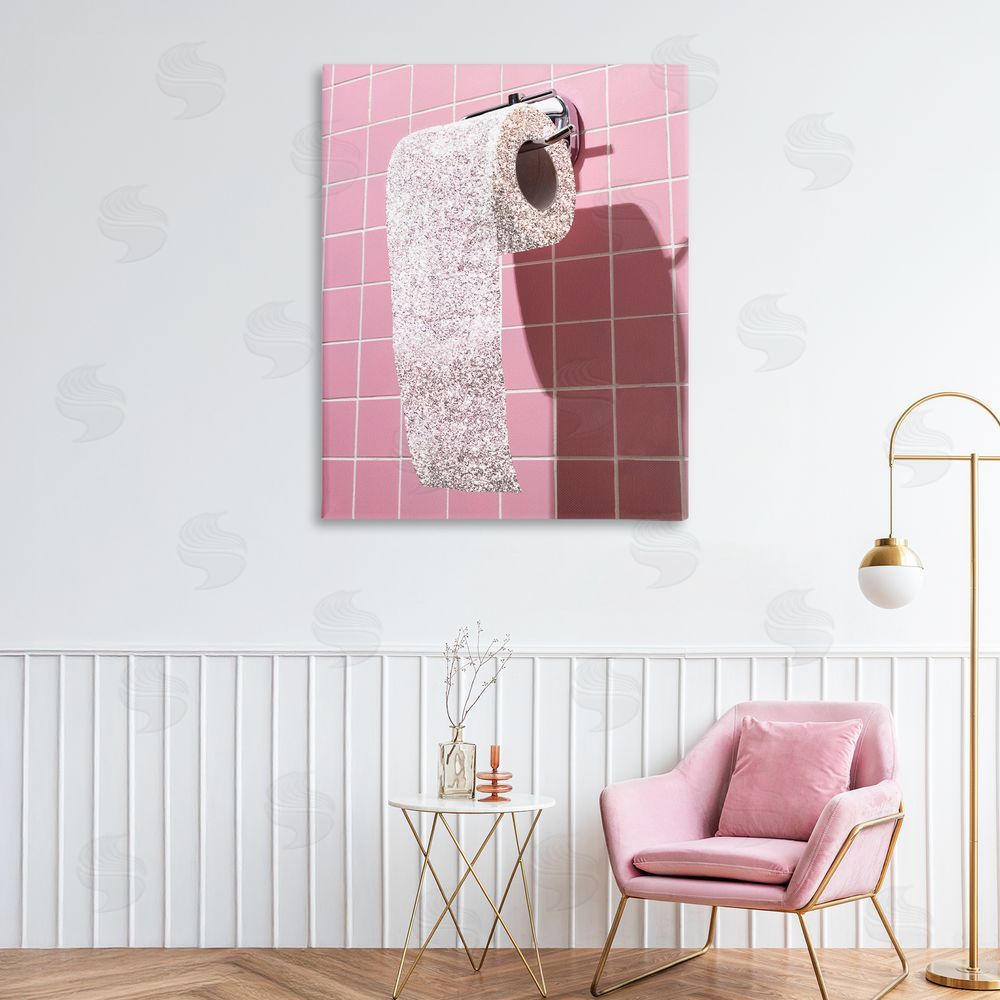CAD Designs Glitter Pink Toilet Paper 