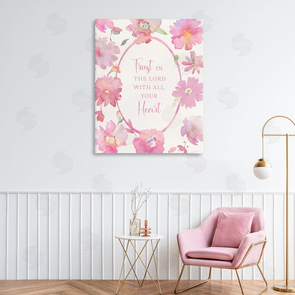 Theresa Heidel Trust In The Lord Pink Blooms 