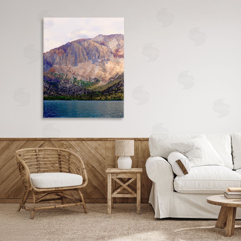 Gemma Bardot Serene Lake Beneath Mountains 