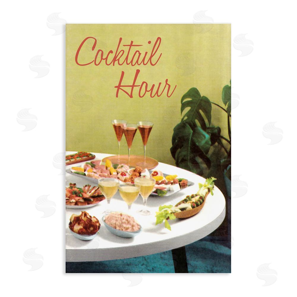 Tim Wright Cocktail Hour Table Spread Stretched Canvas Wall Art Print