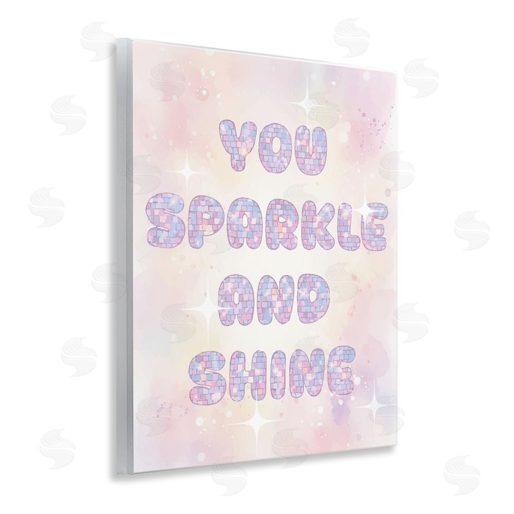 Lil' Rue You Sparkle And Shine Pastels Wall Plaque Printed Art