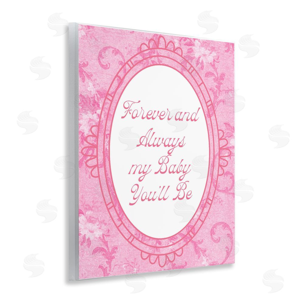 Daphne Polselli Forever & Always My Baby Wall Plaque Home Decor Art Print
