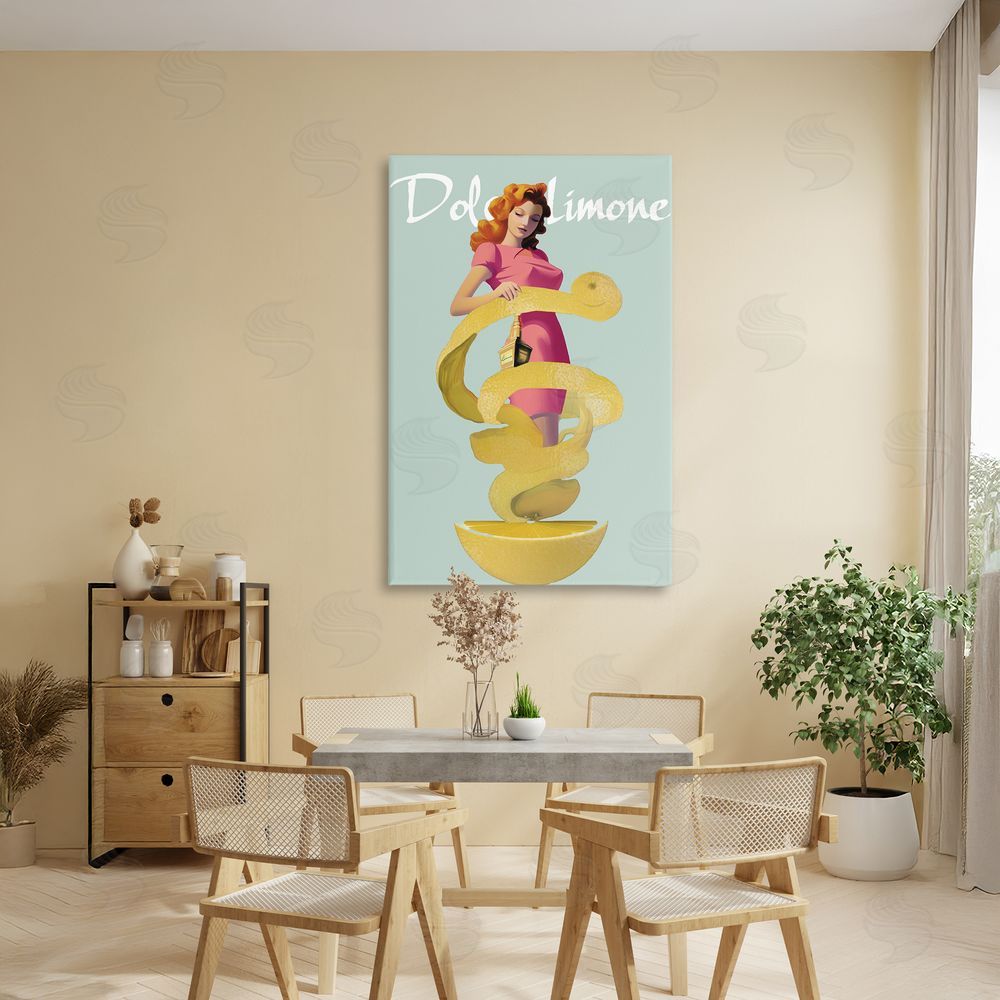 Annabelle Hall Dolce Lemon Retro Ad
