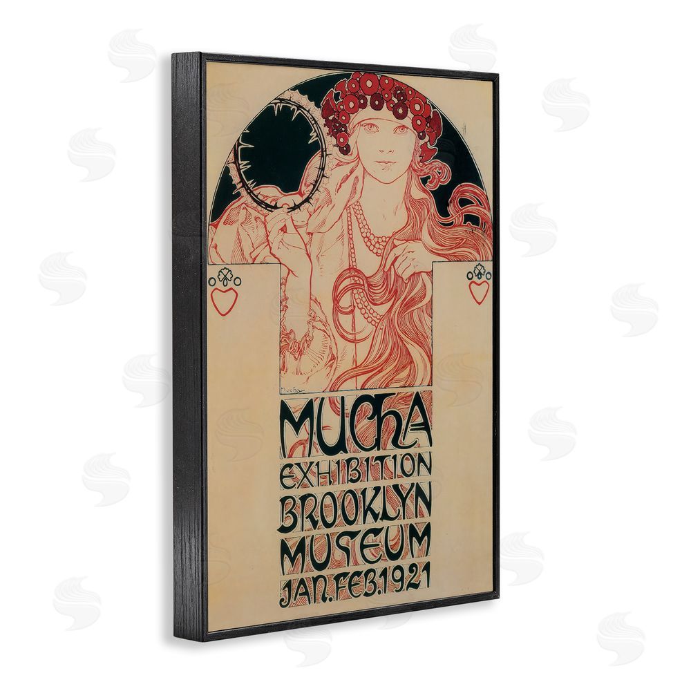 Vintage Hustle Vintage Museum Exhibition Poster Black Framed Giclee Wall Art Print