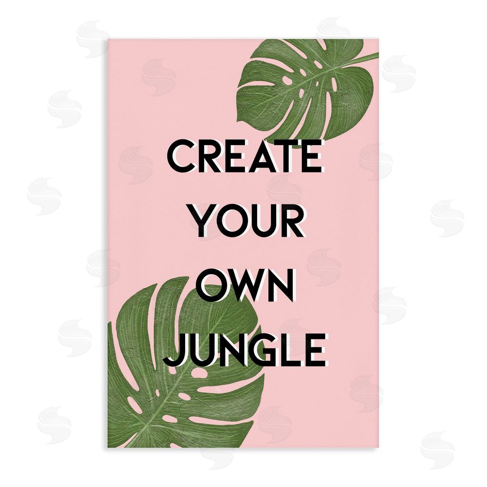 Martina Pavlova Create Your Own Jungle Stretched Canvas Wall Art