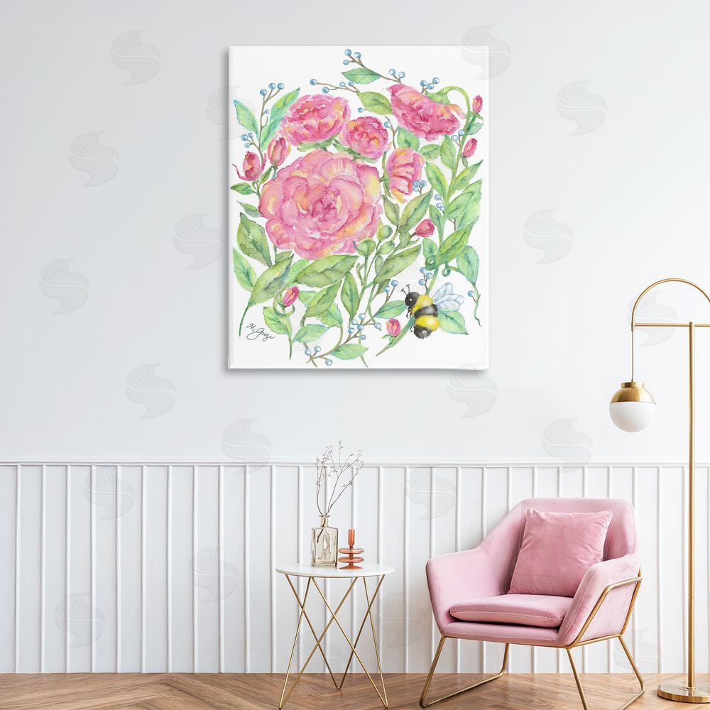 Maureen Grigs Peony & Bumble Bee 
