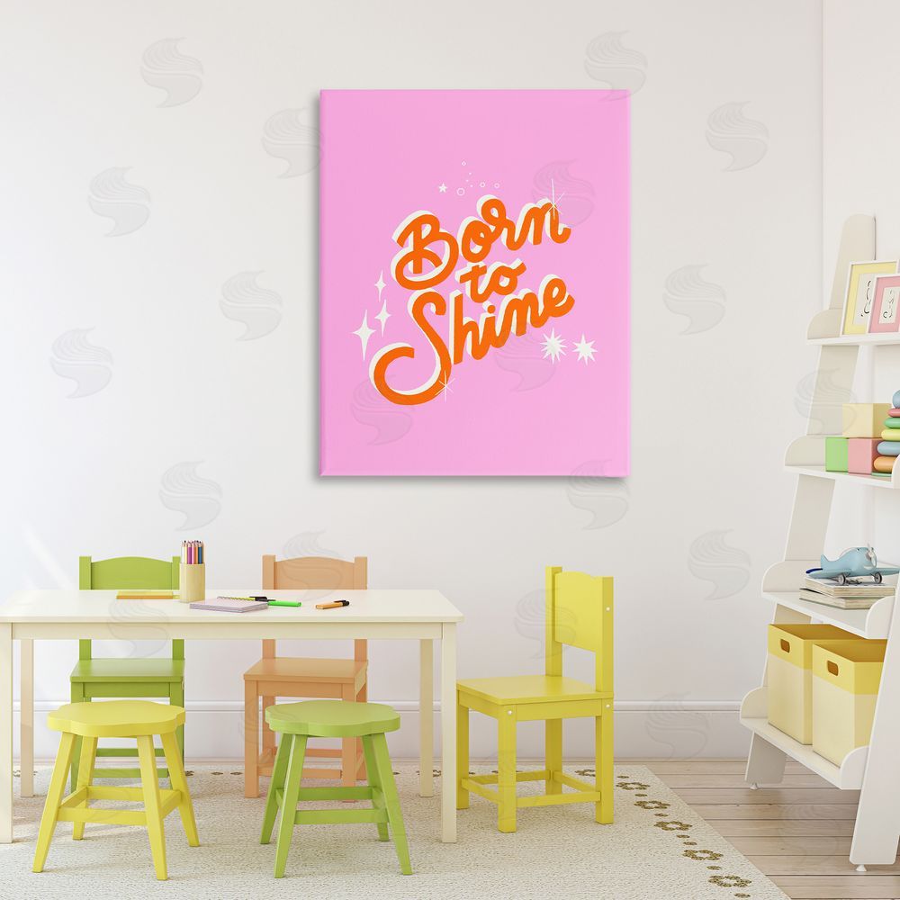 Indira Prieto | IndySign Born To Shine on Pink 
