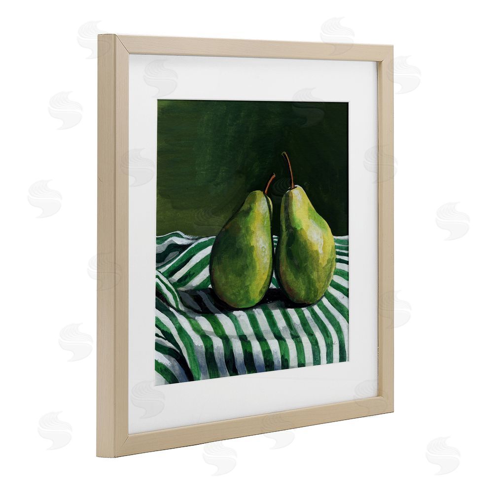 Kate Jarvik Birch A Pair of Pears Still Life Brown Framed Print Under Glass Wall Art