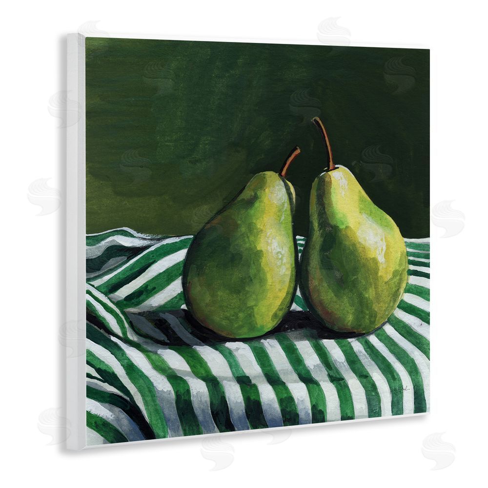 Kate Jarvik Birch A Pair of Pears Still Life Wooden Wall Plaque Art Print