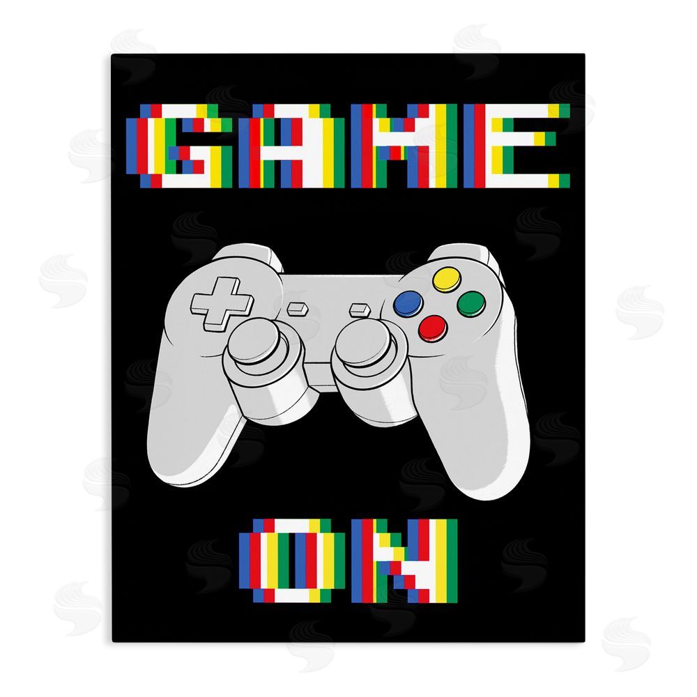 Marcus Prime Colorful Digital Game On Stretched Canvas Wall Art Print