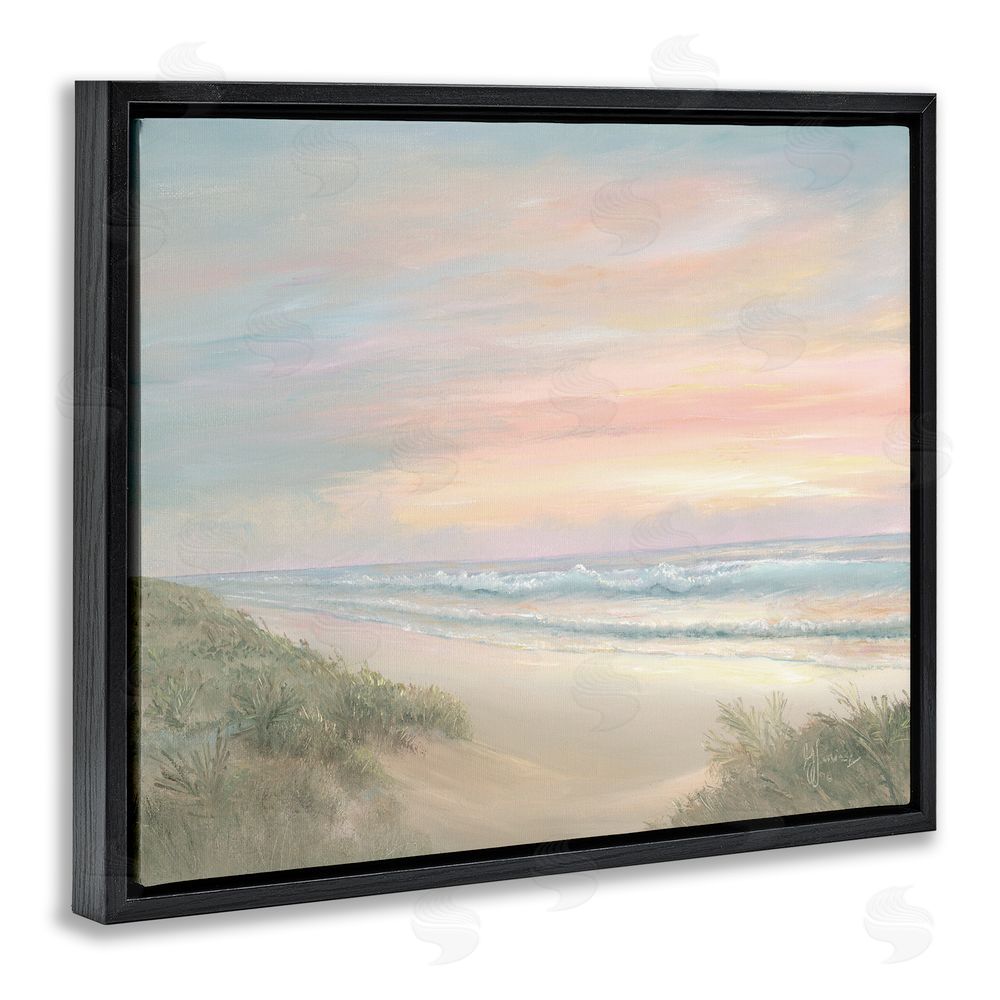 Georgia Janisse Calm Of The Morning Black Floating Frame Canvas Wall Art Print