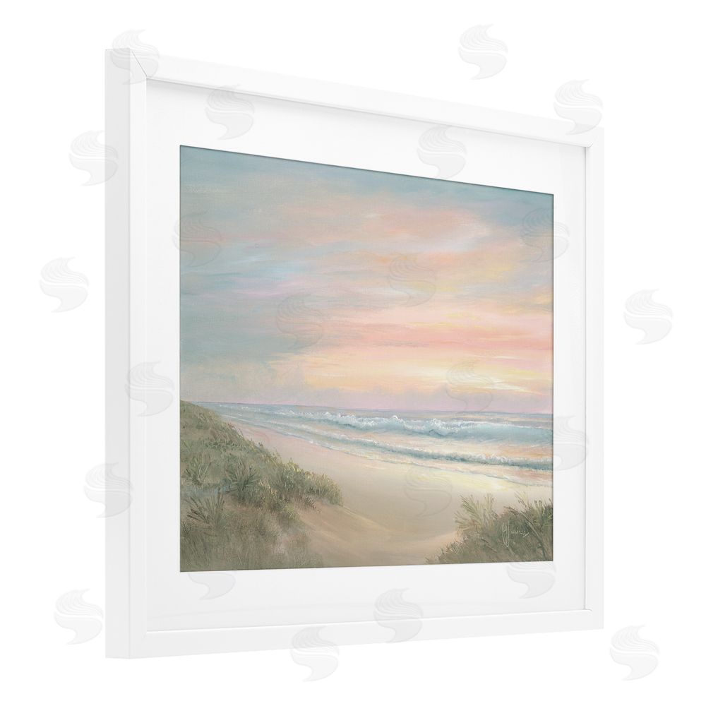 Georgia Janisse Calm Of The Morning White Framed Print Under Glass Wall Art