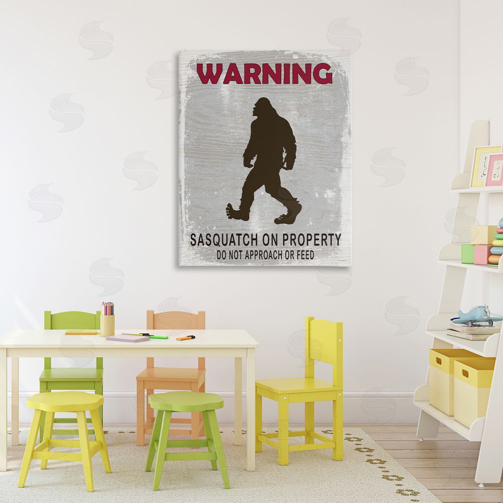 Seven Trees Design Sasquatch On Property Warning