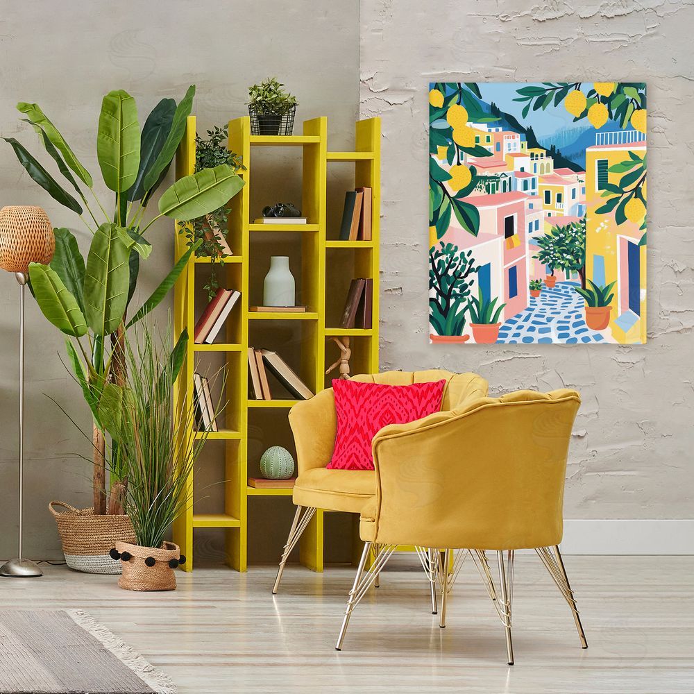 Heidi Kuntz Lemon Lined Mediterranean Village