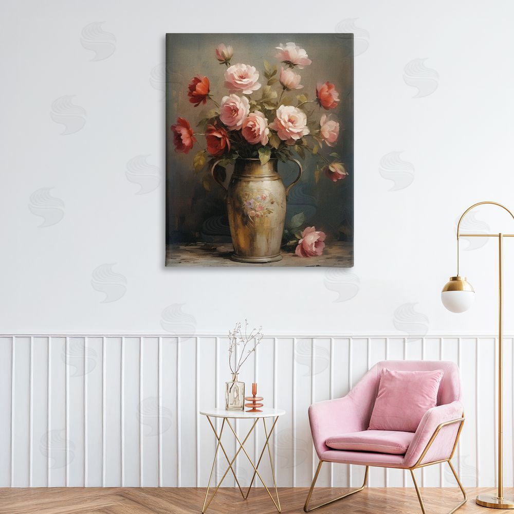 Jo Moulton Rose Reflection Vintage Vase