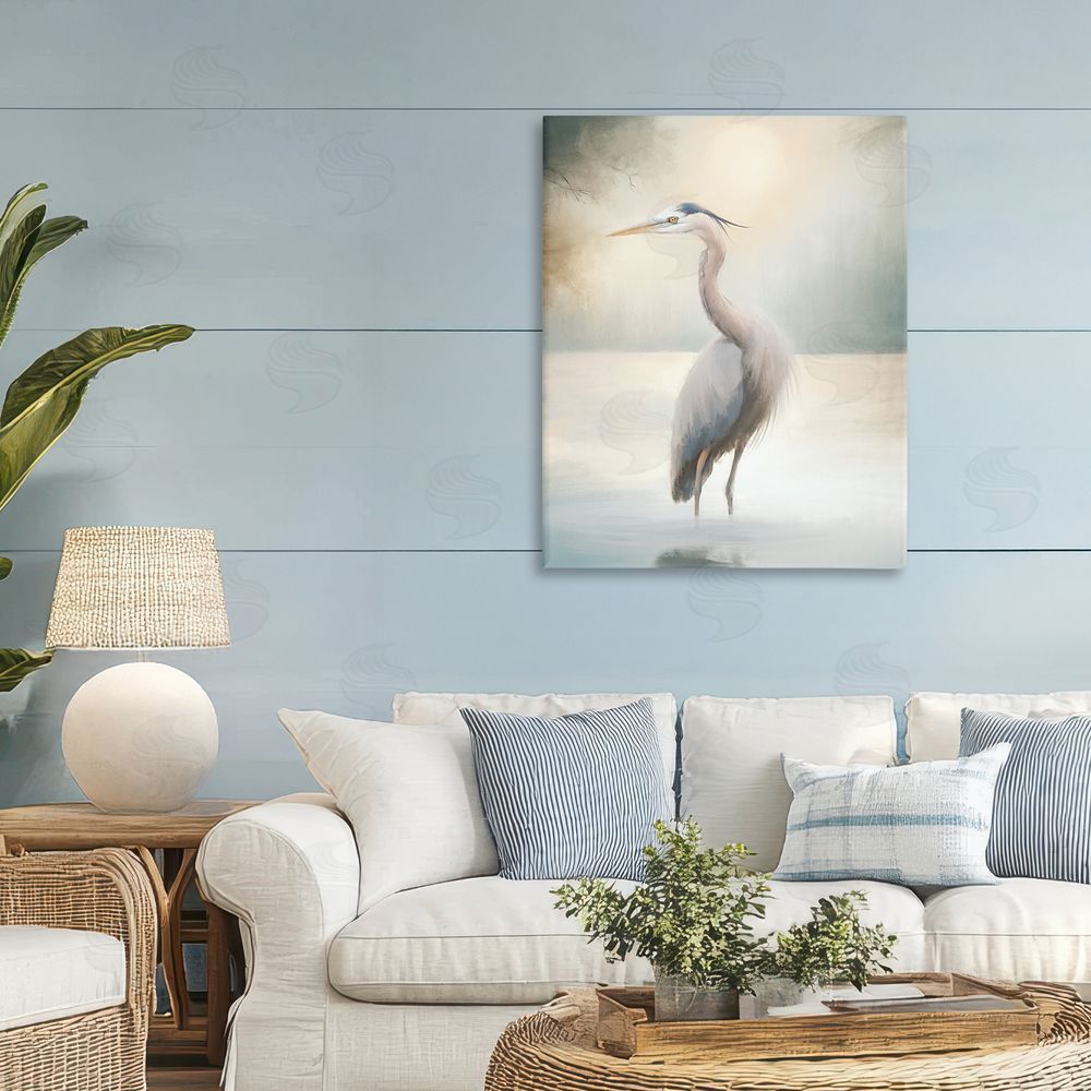 Elizabeth Medley Mystical Heron at Dawn