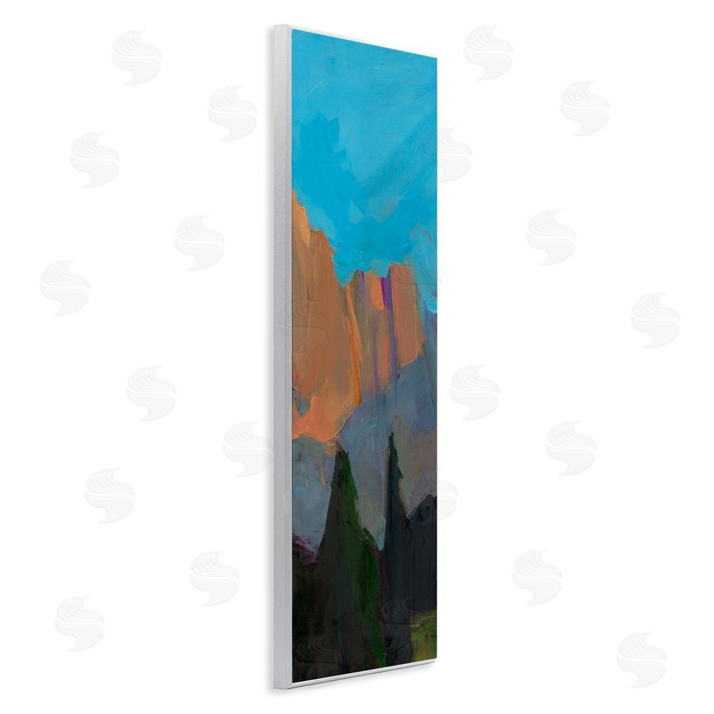 Julie Denise Mountain Horizon Expression Wooden Wall Plaque Art Print